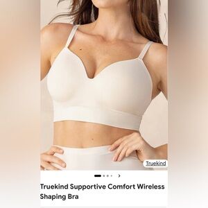 NWT Shapermint Truekind Supportive Comfort Wireless  Shaping Bra in Chai